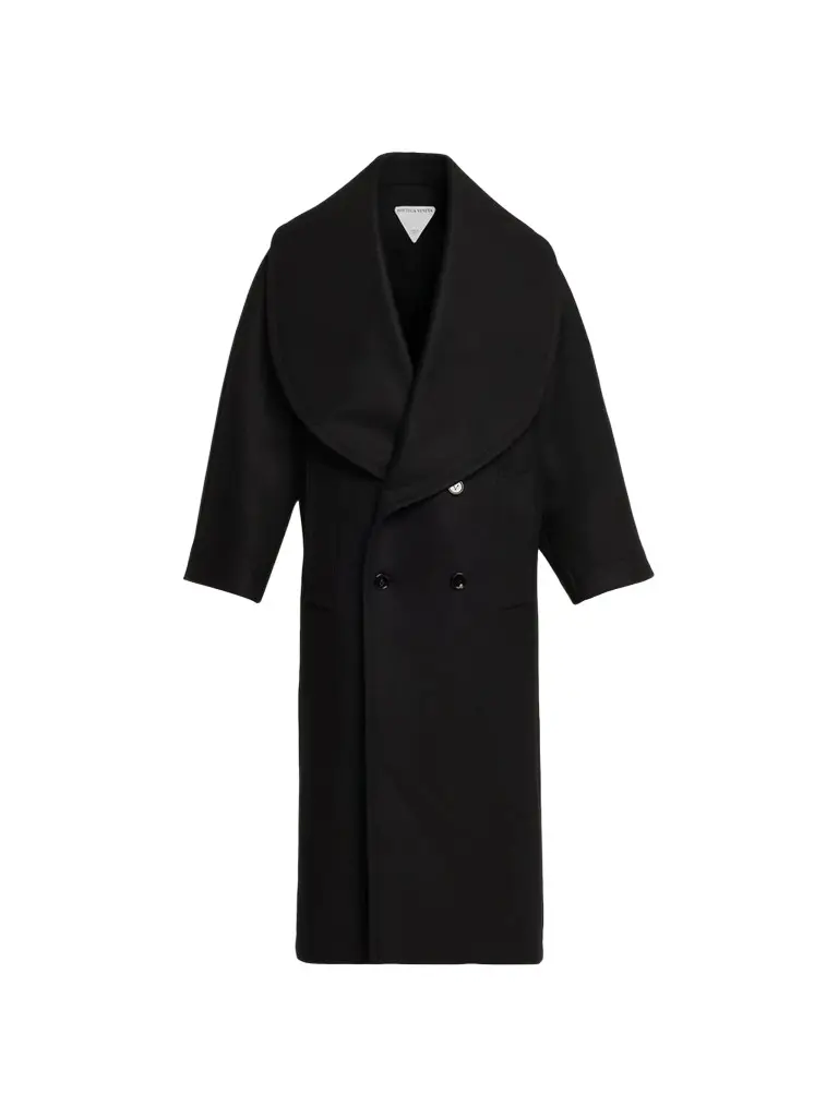 Women's Stretch Wool Long Coat
