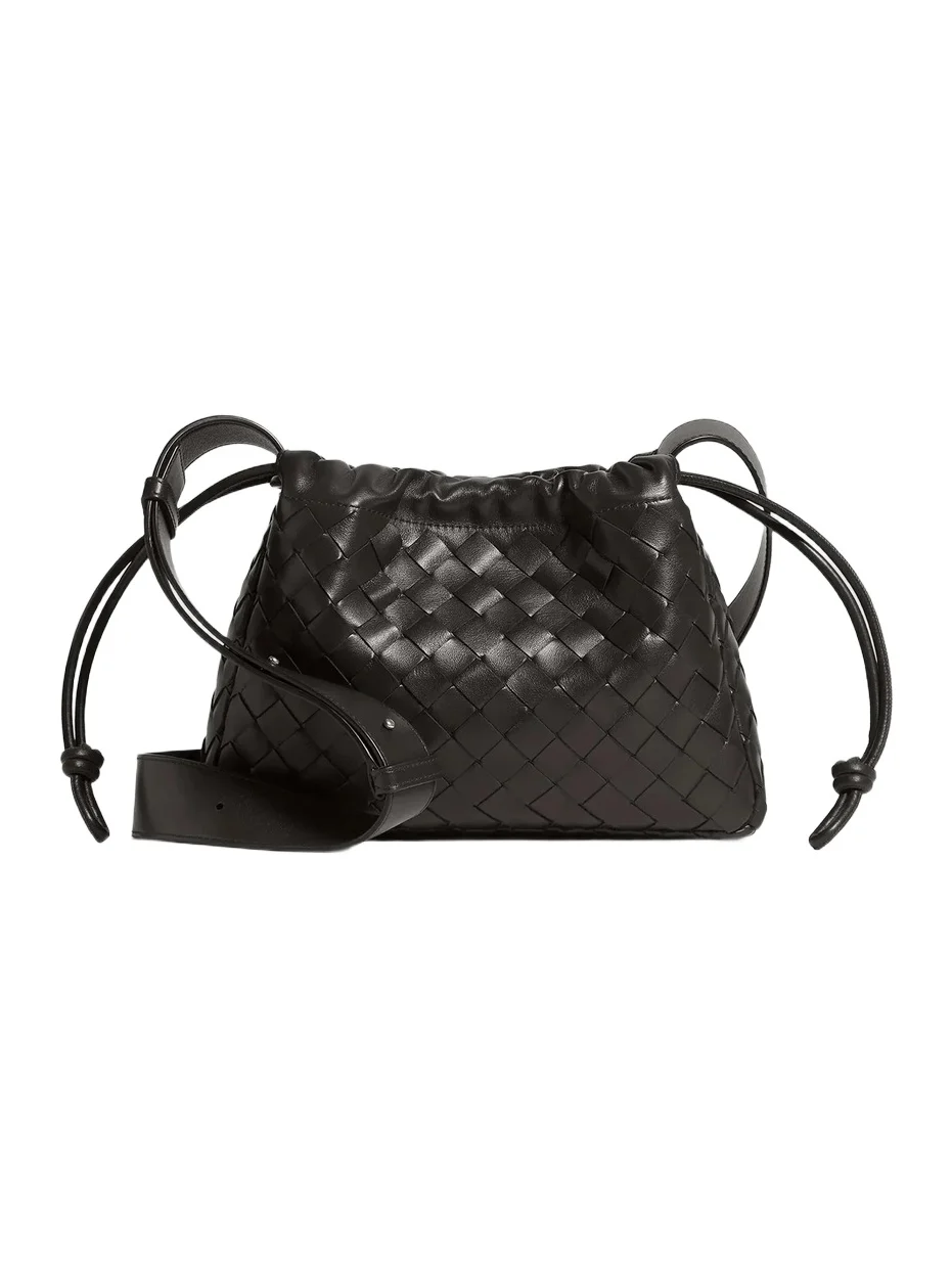 Bottega Veneta Men's Bike Avenue Intrecciato Leather Bag