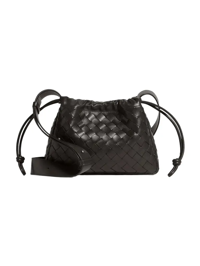 Bottega Veneta Men's Bike Avenue Intrecciato Leather Bag
