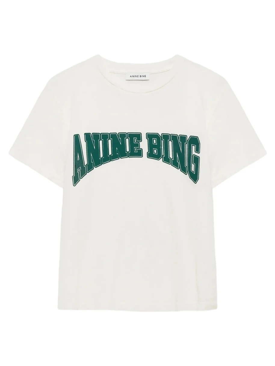 Anine Bing Women's Shelley Cotton Crop T-Shirt