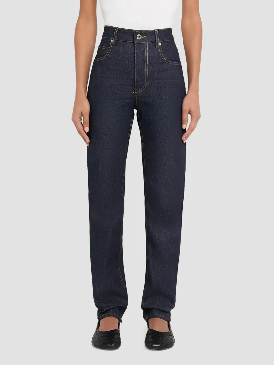 Bottega Veneta Women's Mid-Rise Straight-Leg Jeans | Thumbnail 4 Bottega Veneta Women's Mid-Rise Straight-Leg Jeans | Thumbnail 4