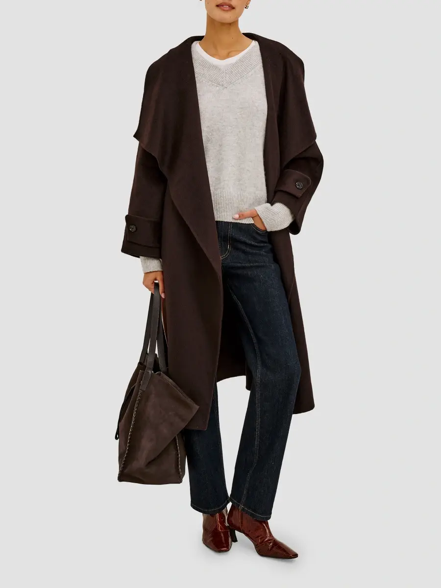 RAILS Women's Celeste Belted Wool-Blend Coat | Thumbnail 2 RAILS Women's Celeste Belted Wool-Blend Coat | Thumbnail 2