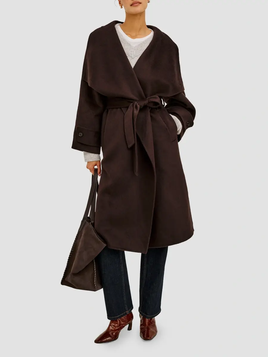RAILS Women's Celeste Belted Wool-Blend Coat | Thumbnail 4 RAILS Women's Celeste Belted Wool-Blend Coat | Thumbnail 4