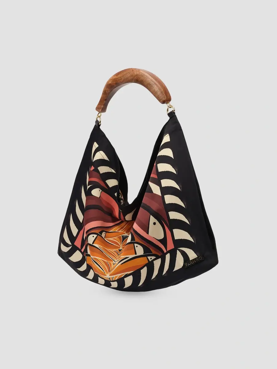 Farm Rio Women's Small Satin Scarf Bag | Thumbnail 2 Farm Rio Women's Small Satin Scarf Bag | Thumbnail 2
