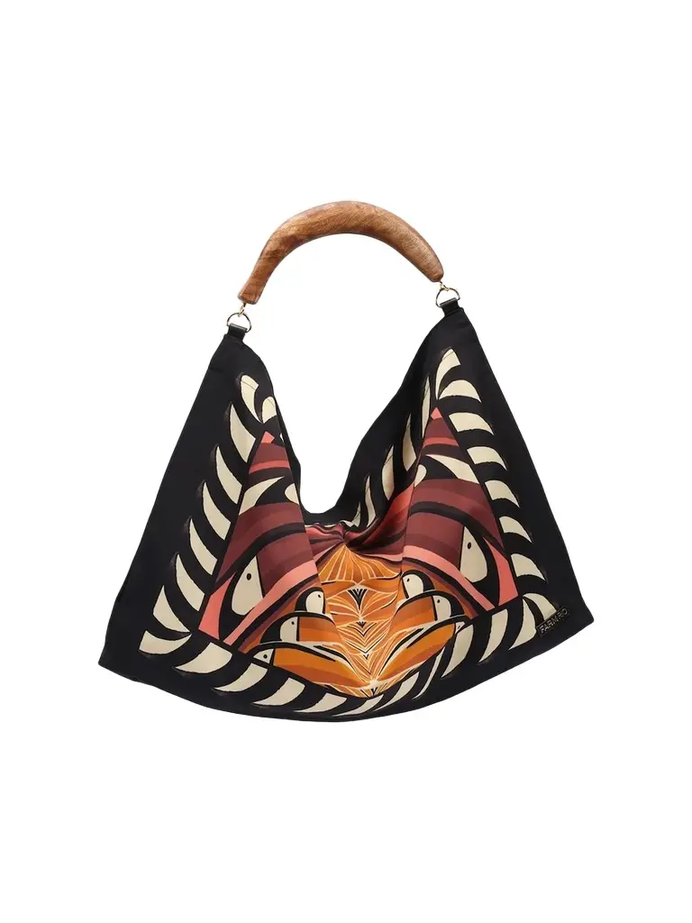 Women's Small Satin Scarf Bag