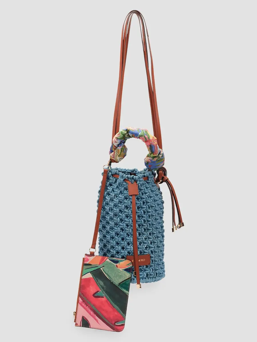 Farm Rio Women's Macrame Shoulder Bag | Thumbnail 4 Farm Rio Women's Macrame Shoulder Bag | Thumbnail 4