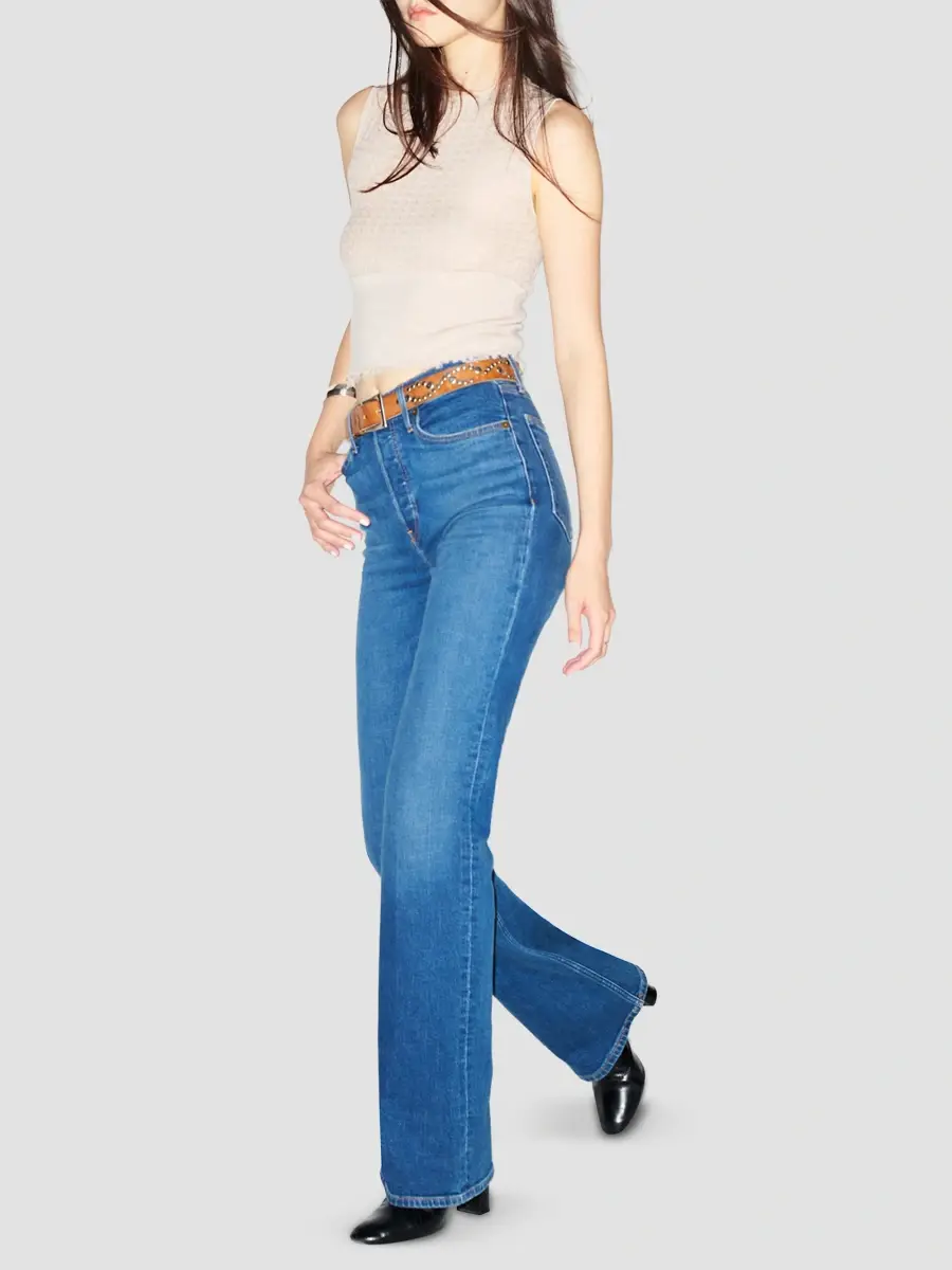 RE/DONE Women's '70s High-Rise Bootcut Jeans | Thumbnail 2