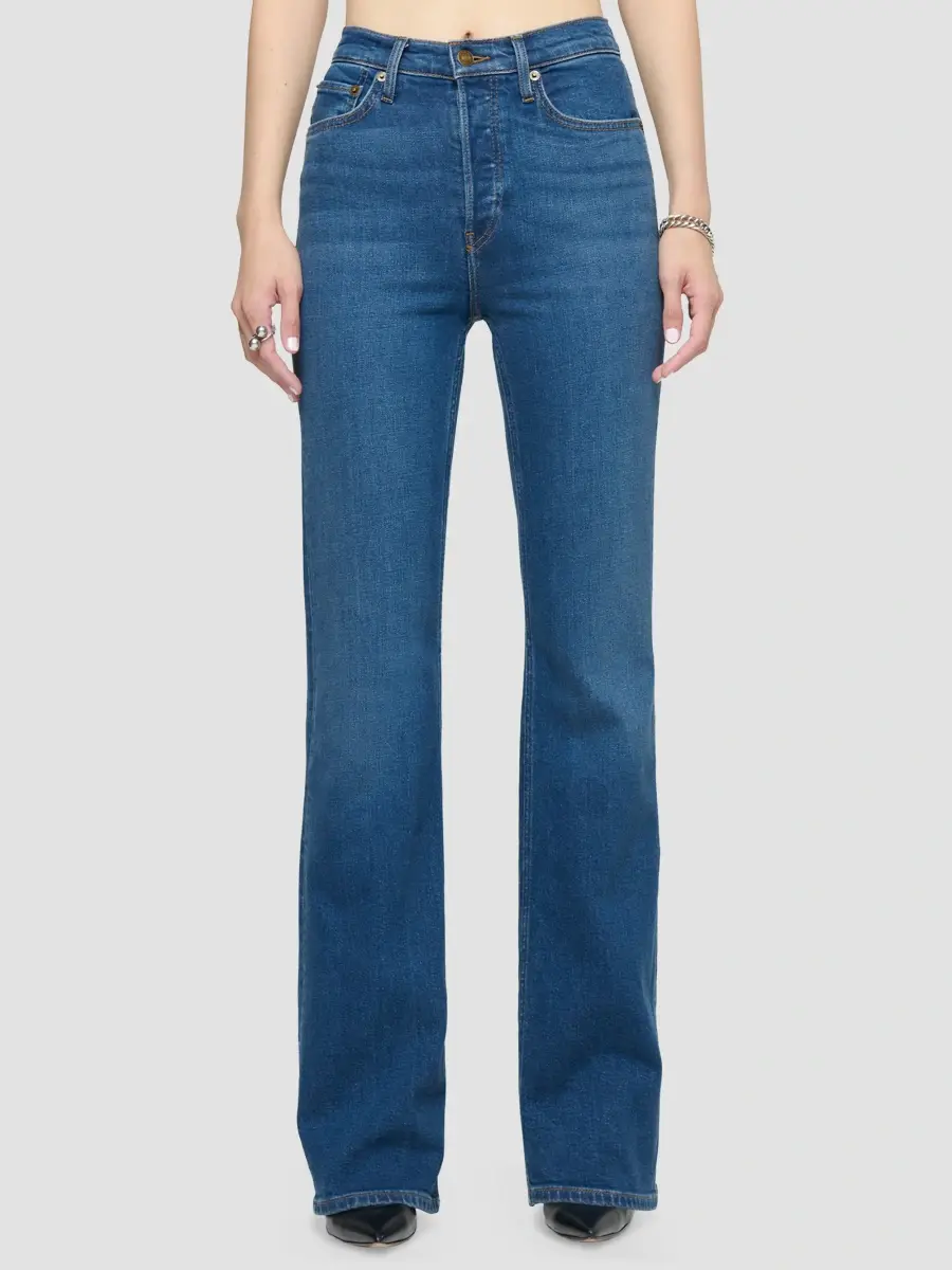 RE/DONE Women's '70s High-Rise Bootcut Jeans | Thumbnail 4