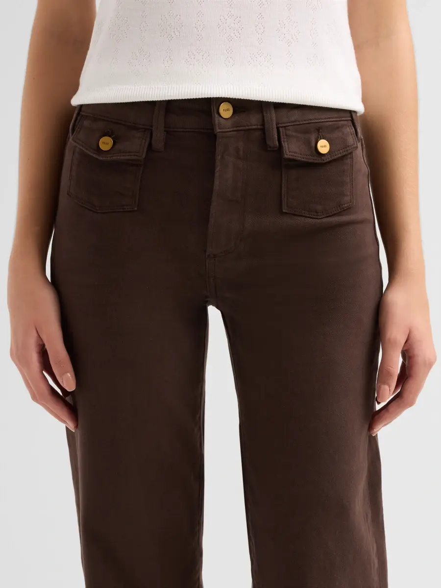 PAIGE Women's Leenah Mini Patch Pocket Straight-Leg Jeans | Thumbnail 5 PAIGE Women's Leenah Mini Patch Pocket Straight-Leg Jeans | Thumbnail 5