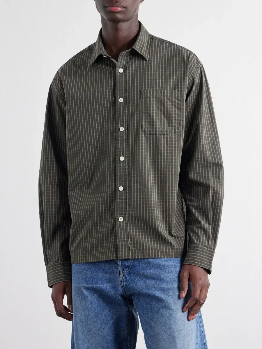 NN07 Deon 50035 Checked Organic Cotton Shirt - Men | Thumbnail 3