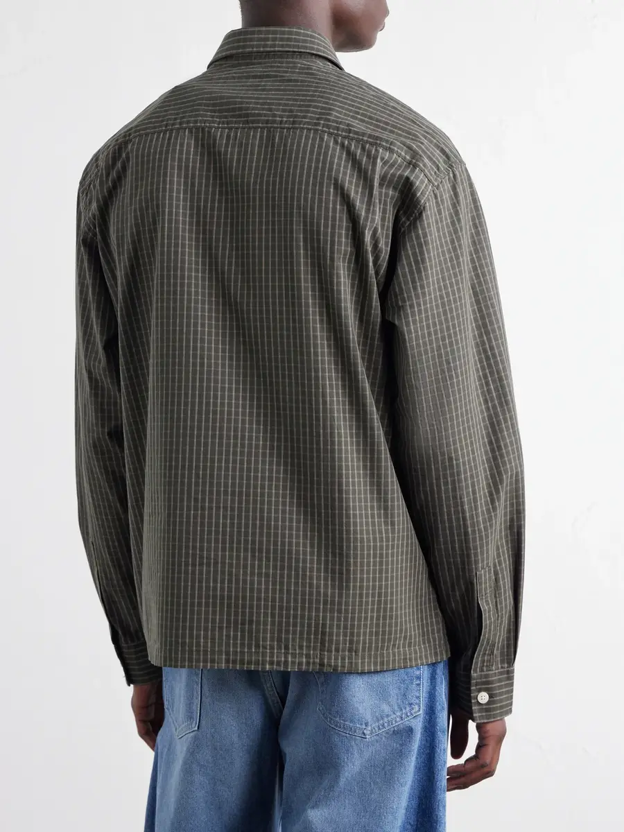 NN07 Deon 50035 Checked Organic Cotton Shirt - Men | Thumbnail 4