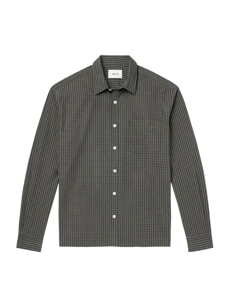 NN07 Deon 50035 Checked Organic Cotton Shirt - Men