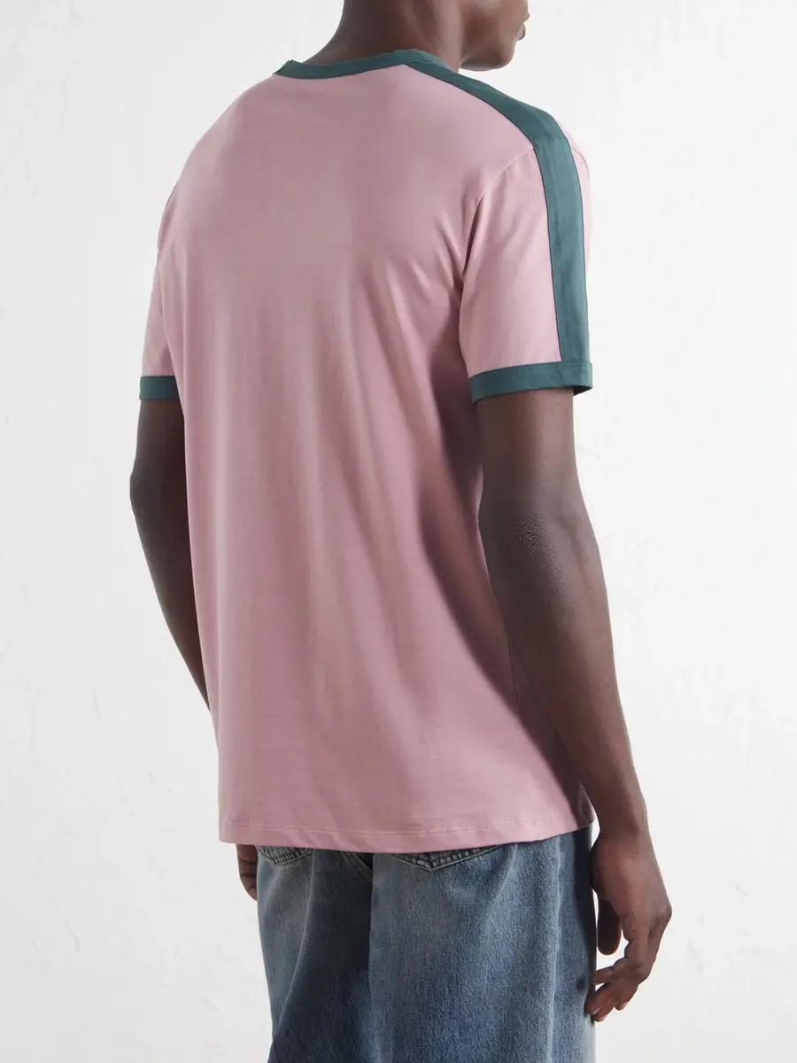 Valentino Garavani VLogo-Embroidered Cotton-Jersey T-Shirt - Men | Thumbnail 4 Valentino Garavani VLogo-Embroidered Cotton-Jersey T-Shirt - Men | Thumbnail 4