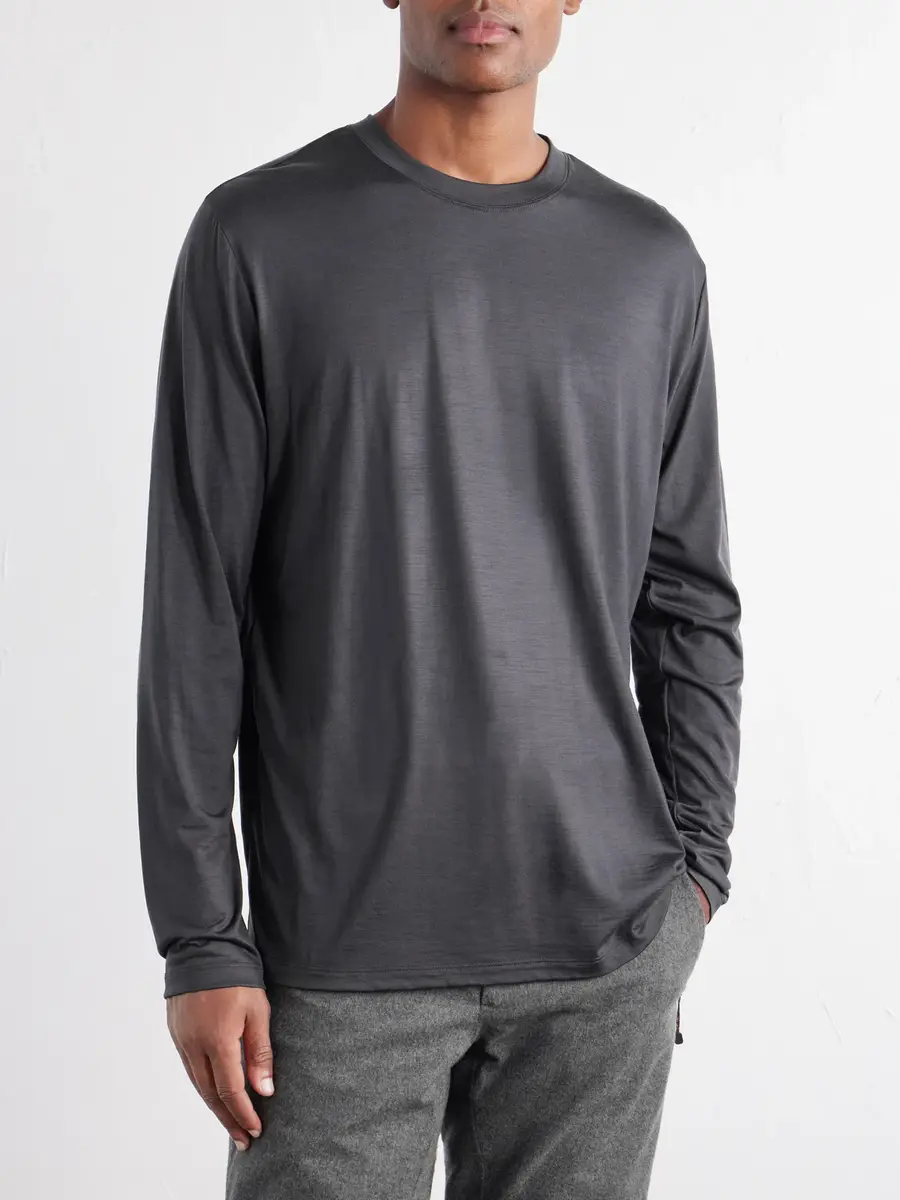 Sease Virgin Wool-Jersey Ski Base Layer - Men | Thumbnail 3 Sease Virgin Wool-Jersey Ski Base Layer - Men | Thumbnail 3