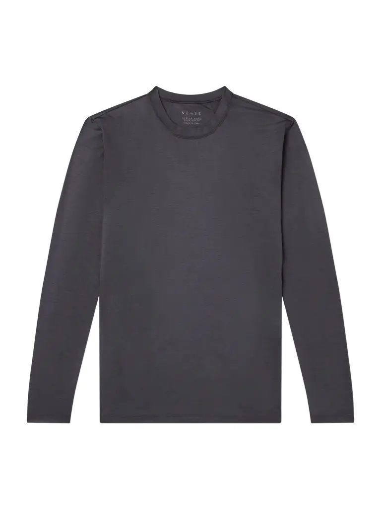 Sease Virgin Wool-Jersey Ski Base Layer - Men