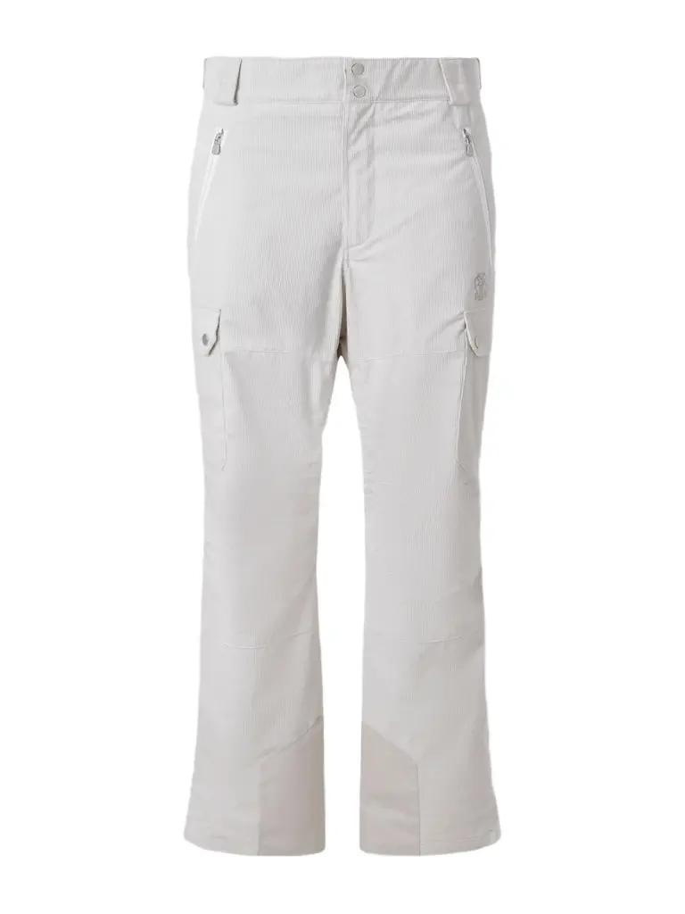 Brunello Cucinelli Straight-Leg Logo-Embroidered Cotton-Corduroy Ski Pants - Men