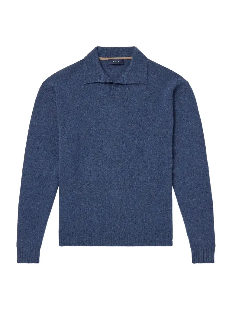 Sease Cashmere Polo Sweater - Men