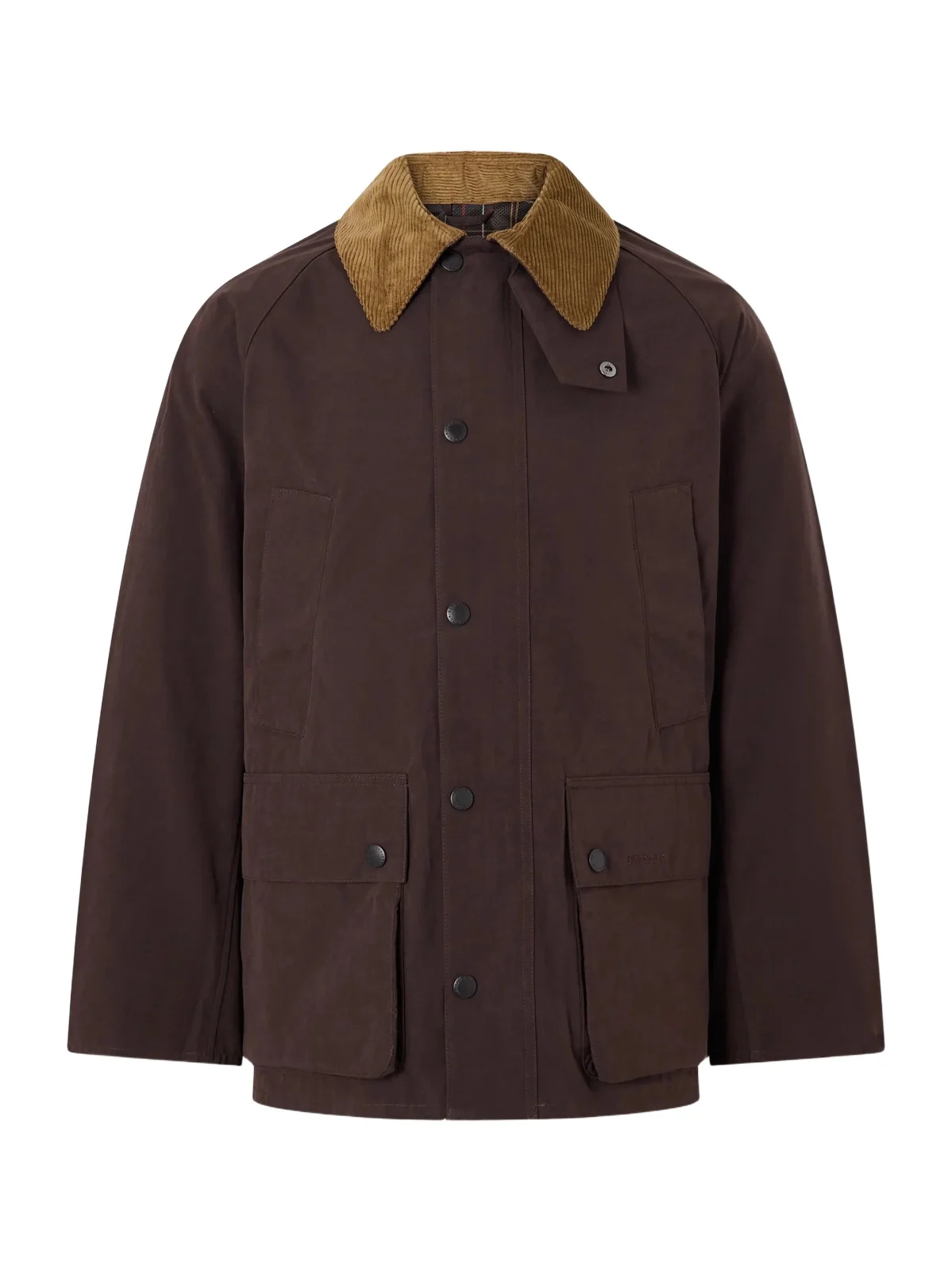 Bedale Corduroy-Trimmed Waxed-Woven Jacket - Men Bedale Corduroy-Trimmed Waxed-Woven Jacket - Men