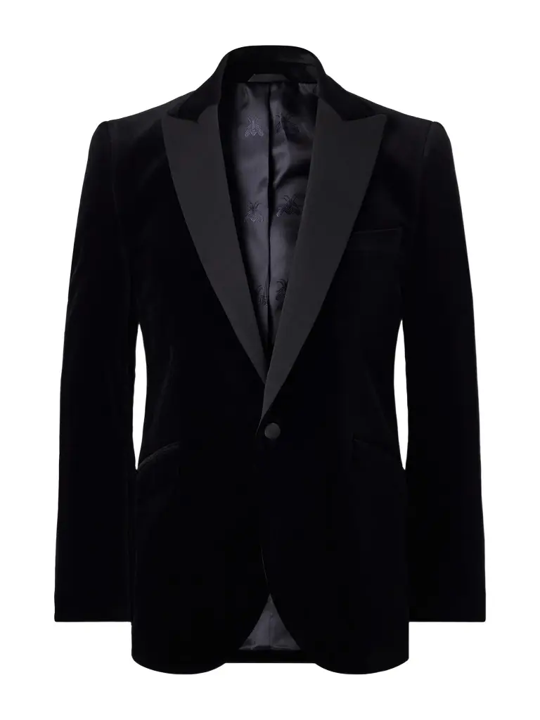 Favourbrook Grosgrain-Trimmed Cotton-Velvet Tuxedo Jacket - Men