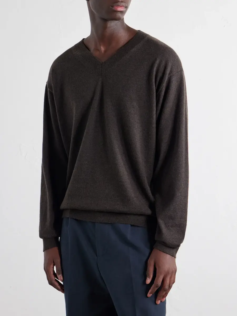ATON Cotton and Yak-Blend Sweater - Men | Thumbnail 3 ATON Cotton and Yak-Blend Sweater - Men | Thumbnail 3