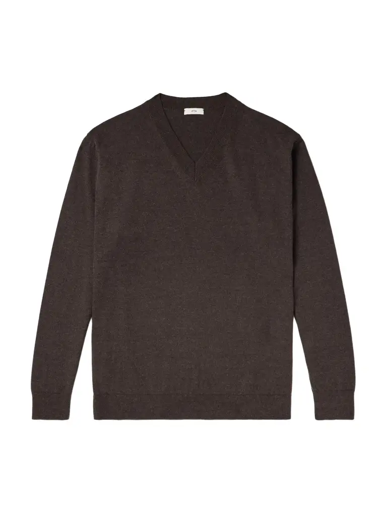 ATON Cotton and Yak-Blend Sweater - Men
