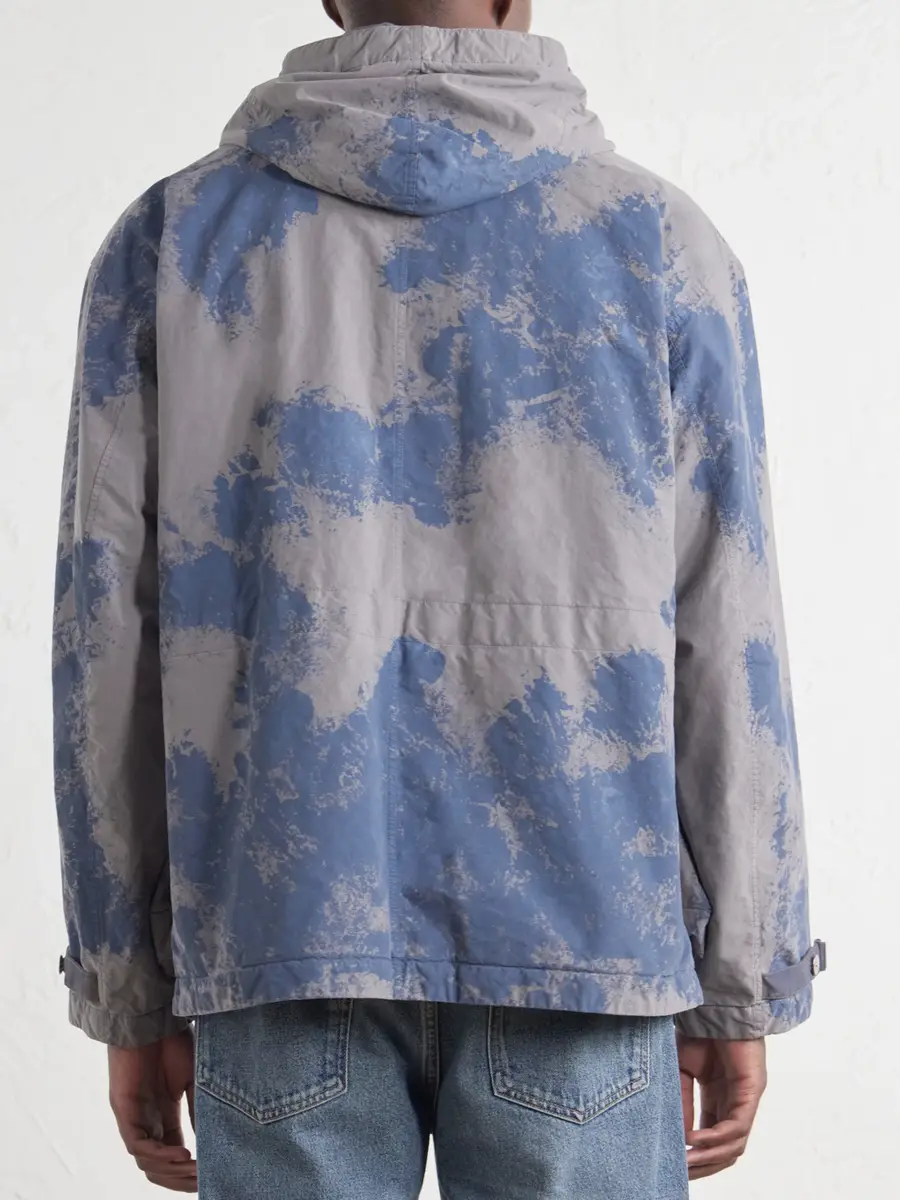 Stone Island Garment-Dyed Paint-Splattered Shell Hooded Parka - Men | Thumbnail 4 Stone Island Garment-Dyed Paint-Splattered Shell Hooded Parka - Men | Thumbnail 4