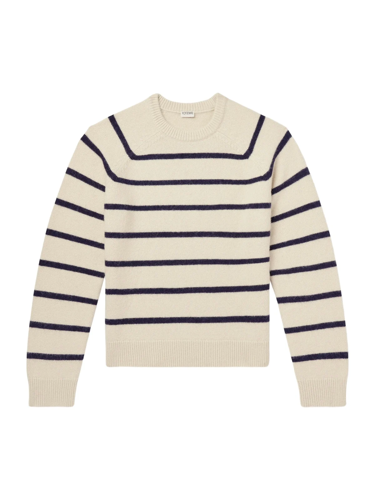 Striped Alpaca and Cashmere-Blend Sweater - Men Striped Alpaca and Cashmere-Blend Sweater - Men