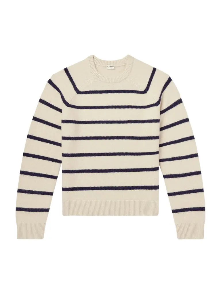 Striped Alpaca and Cashmere-Blend Sweater - Men
