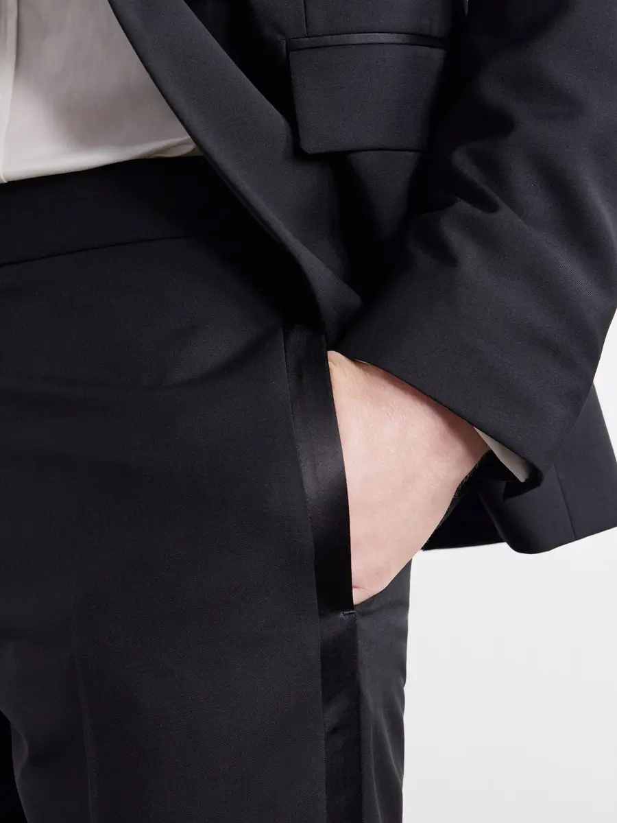 Paul Smith Straight-Leg Satin-Trimmed Wool and Mohair-Blend Tuxedo Trousers - Men | Thumbnail 5 Paul Smith Straight-Leg Satin-Trimmed Wool and Mohair-Blend Tuxedo Trousers - Men | Thumbnail 5