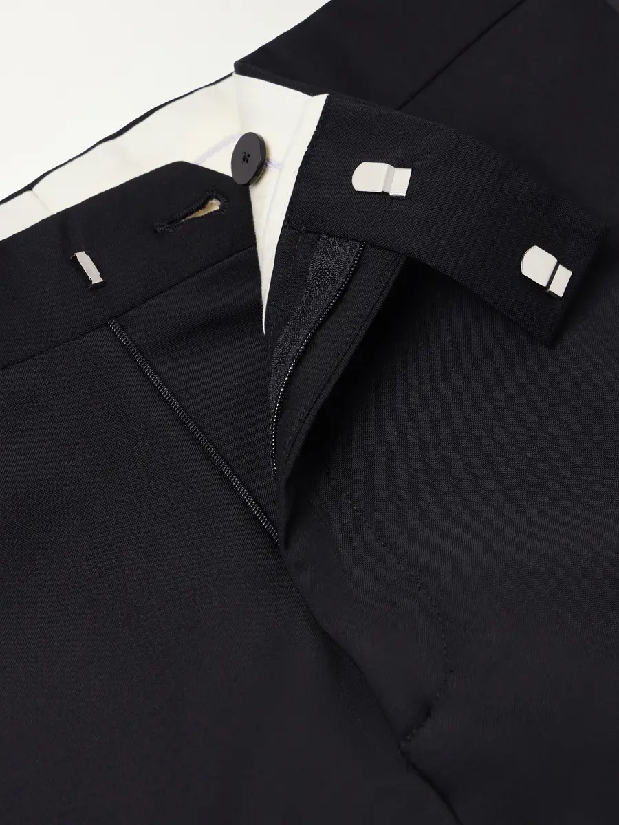 Paul Smith Straight-Leg Satin-Trimmed Wool and Mohair-Blend Tuxedo Trousers - Men | Thumbnail 6 Paul Smith Straight-Leg Satin-Trimmed Wool and Mohair-Blend Tuxedo Trousers - Men | Thumbnail 6