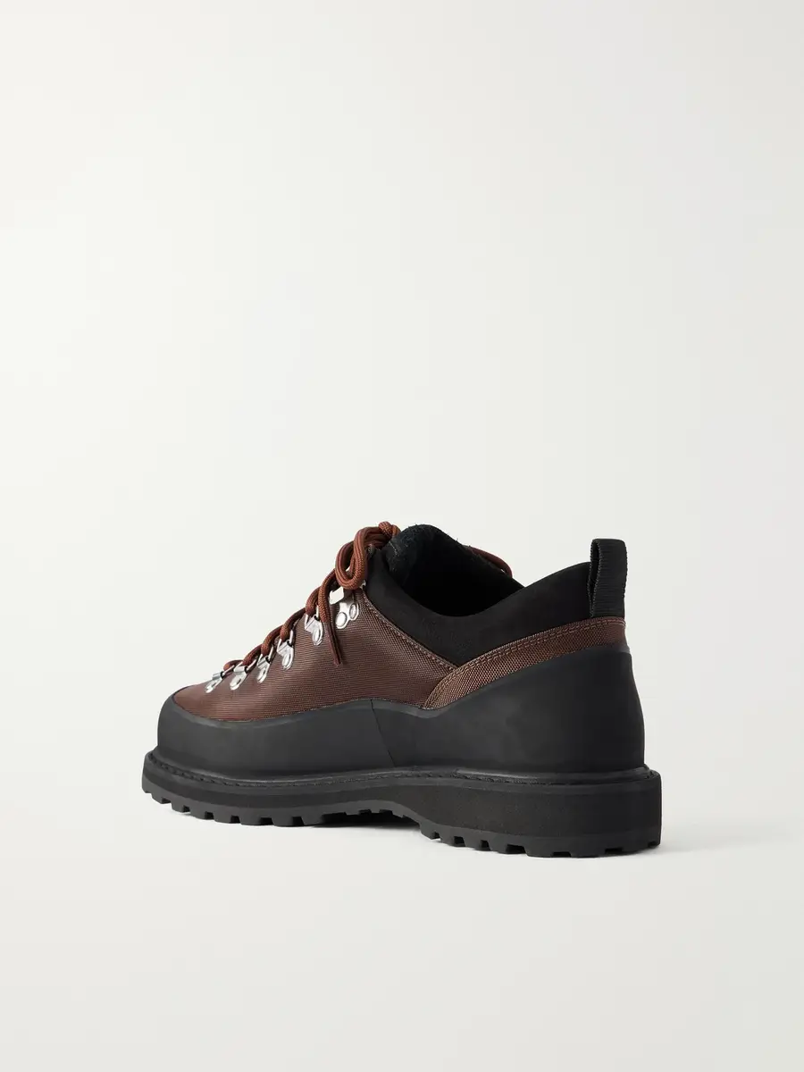 Diemme Roccia Basso Rubber and Suede-Trimmed Mesh Hiking Boots - Men | Thumbnail 4