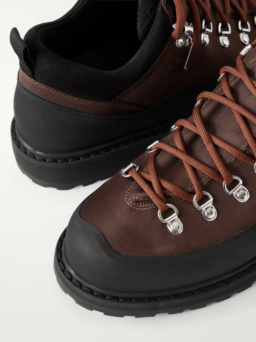 Diemme Roccia Basso Rubber and Suede-Trimmed Mesh Hiking Boots - Men | Thumbnail 5