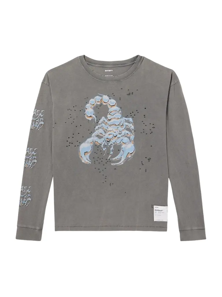 Logo-Print Distressed MothTech™ Cotton-Jersey T-Shirt - Men