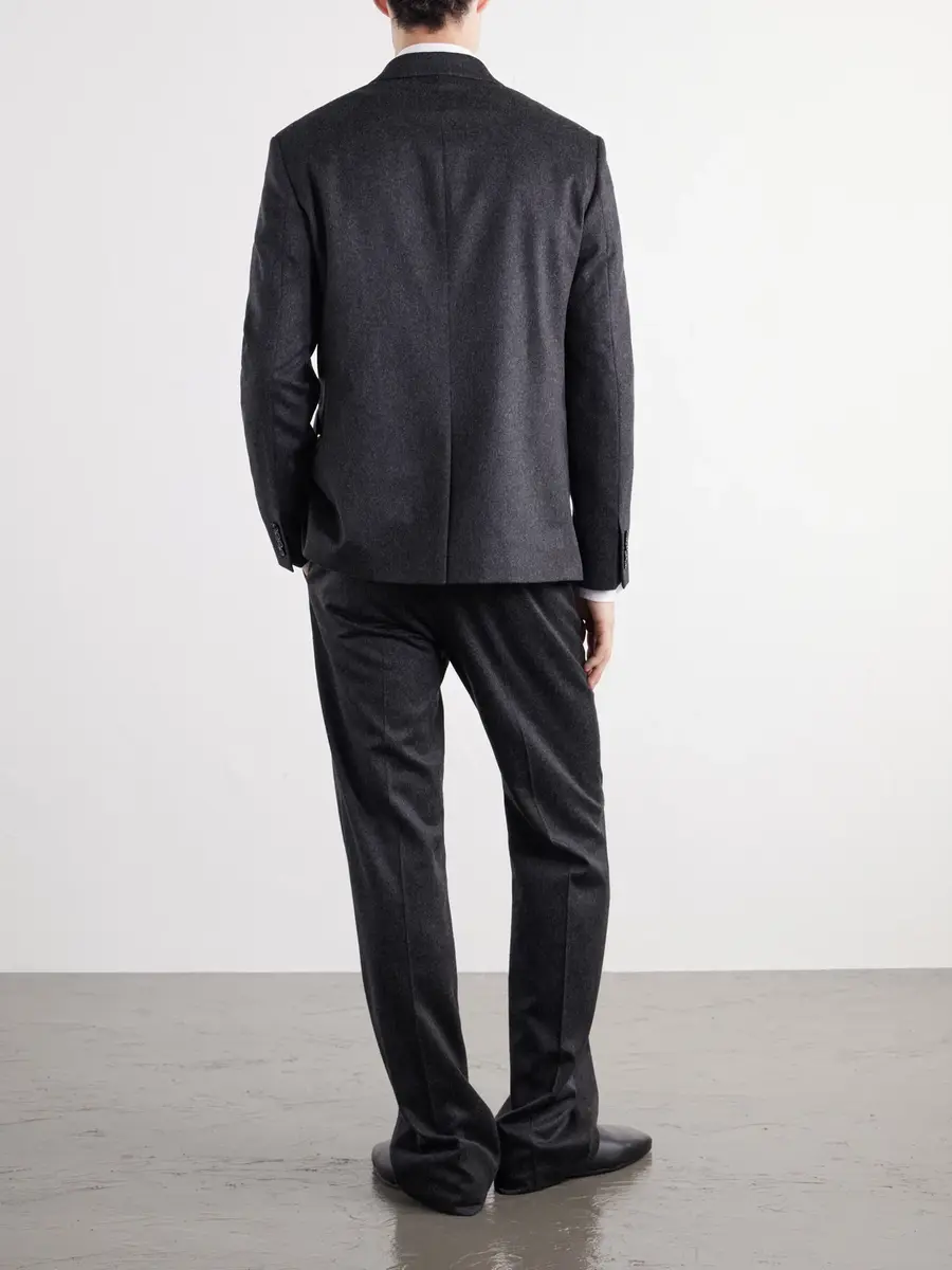 TOTEME Wool and Cashmere-Blend Flannel Suit Jacket - Men | Thumbnail 4 TOTEME Wool and Cashmere-Blend Flannel Suit Jacket - Men | Thumbnail 4