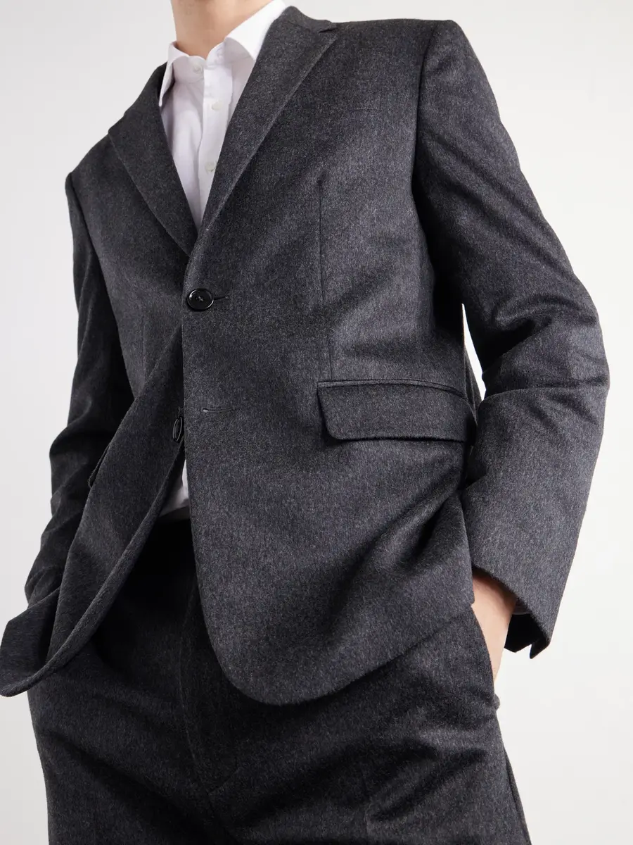 TOTEME Wool and Cashmere-Blend Flannel Suit Jacket - Men | Thumbnail 5 TOTEME Wool and Cashmere-Blend Flannel Suit Jacket - Men | Thumbnail 5