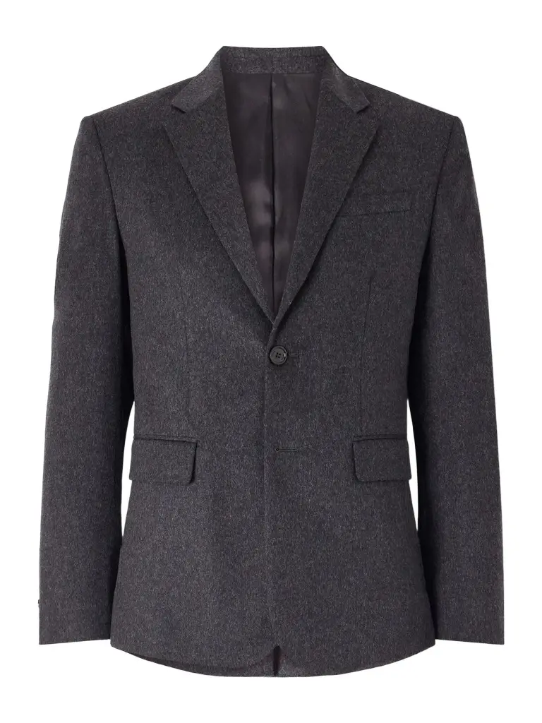 Wool and Cashmere-Blend Flannel Suit Jacket - Men Wool and Cashmere-Blend Flannel Suit Jacket - Men