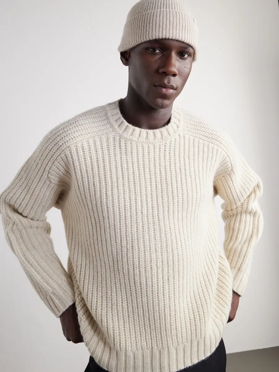TOTEME Cashmere Ribbed Beanie - Men | Thumbnail 2