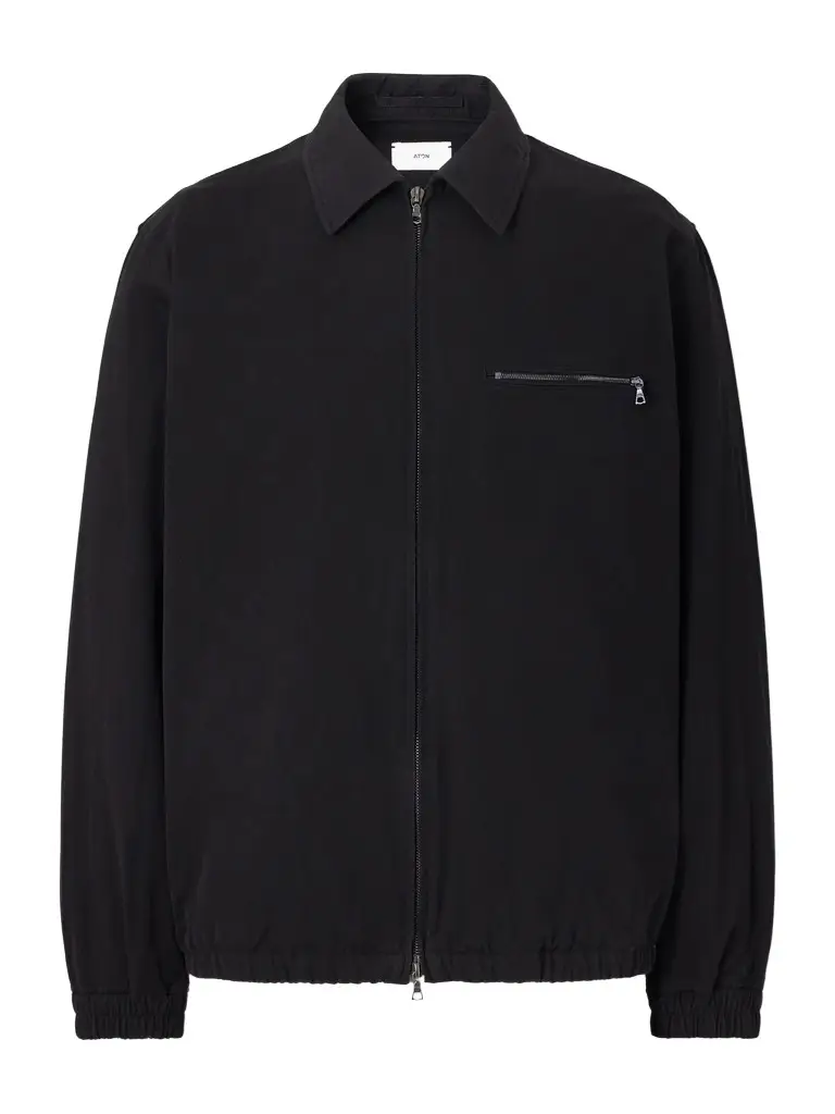 Harrington Garment-Dyed Cotton-Gabardine Jacket - Men Harrington Garment-Dyed Cotton-Gabardine Jacket - Men
