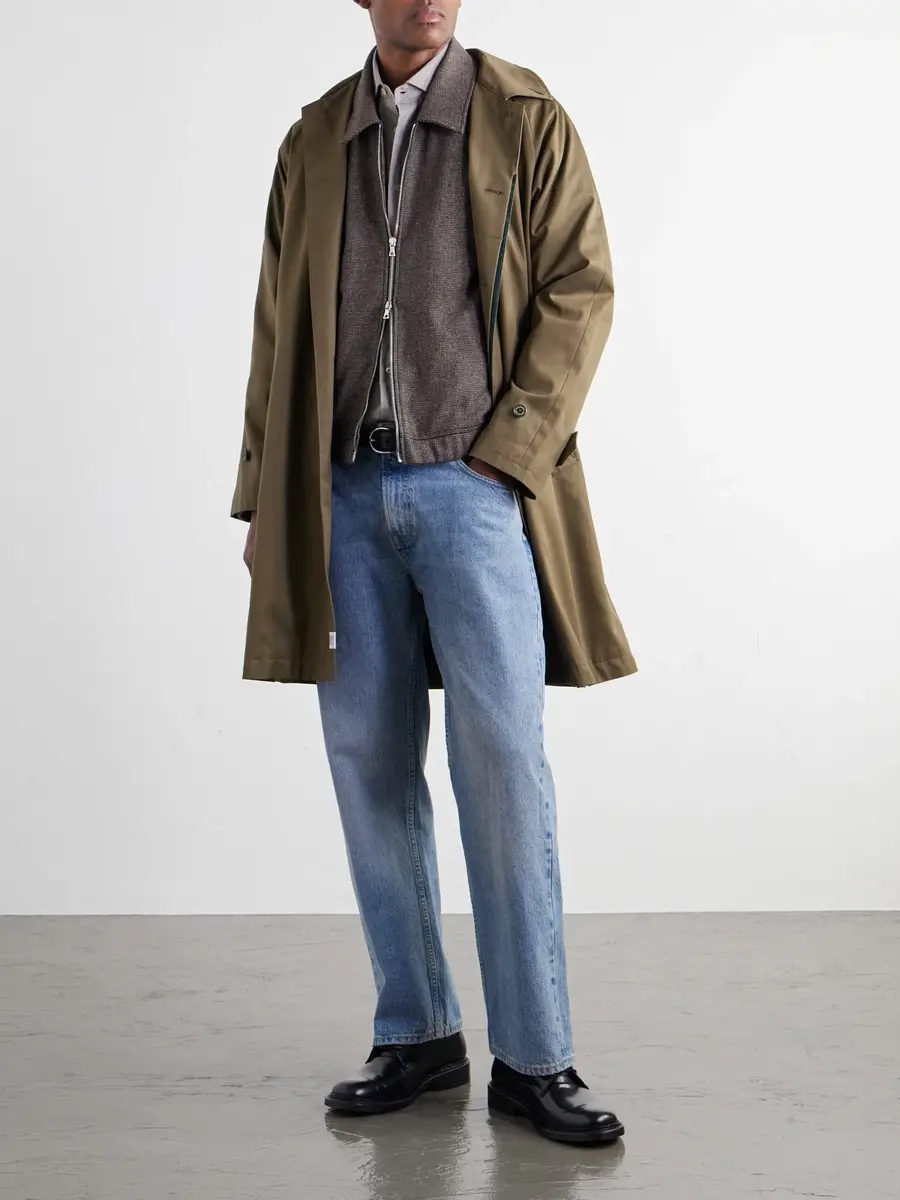 OFFICINE GÉNÉRALE Marlino Houndstooth Virgin Wool Overshirt - Men | Thumbnail 2 OFFICINE GÉNÉRALE Marlino Houndstooth Virgin Wool Overshirt - Men | Thumbnail 2