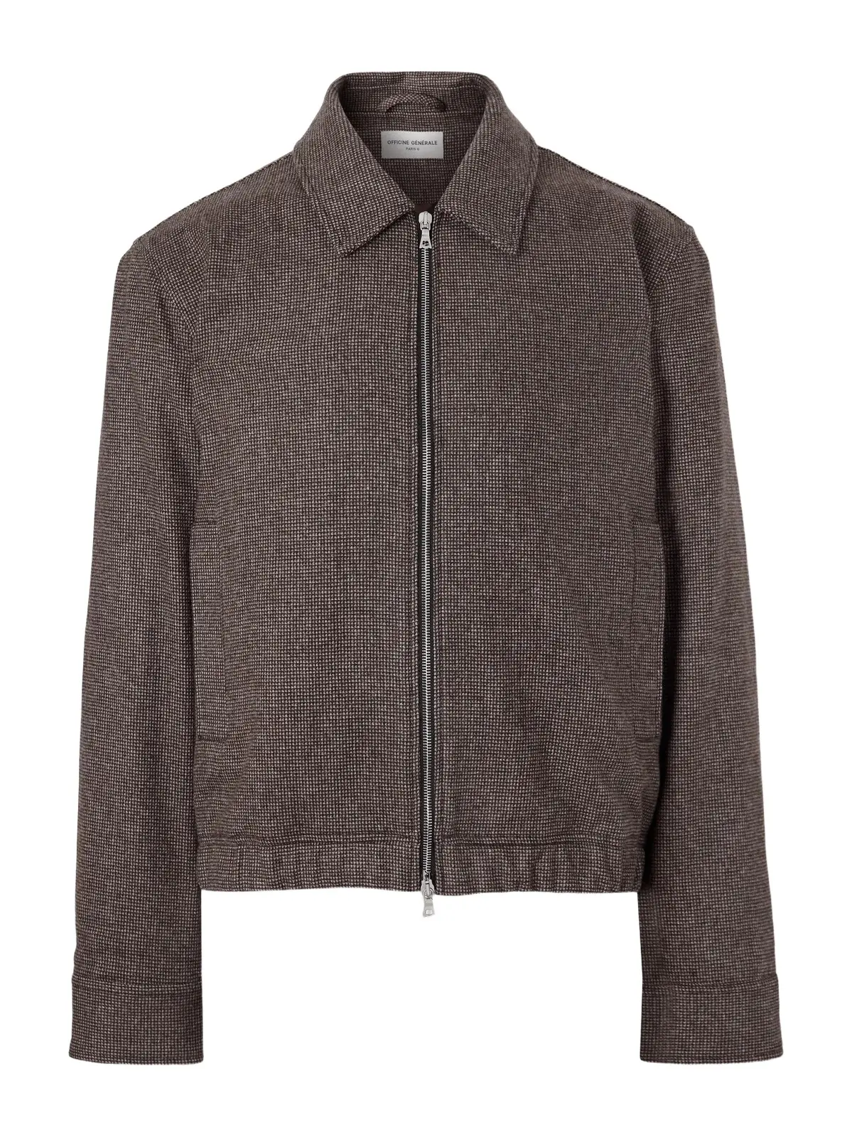 Marlino Houndstooth Virgin Wool Overshirt - Men Marlino Houndstooth Virgin Wool Overshirt - Men
