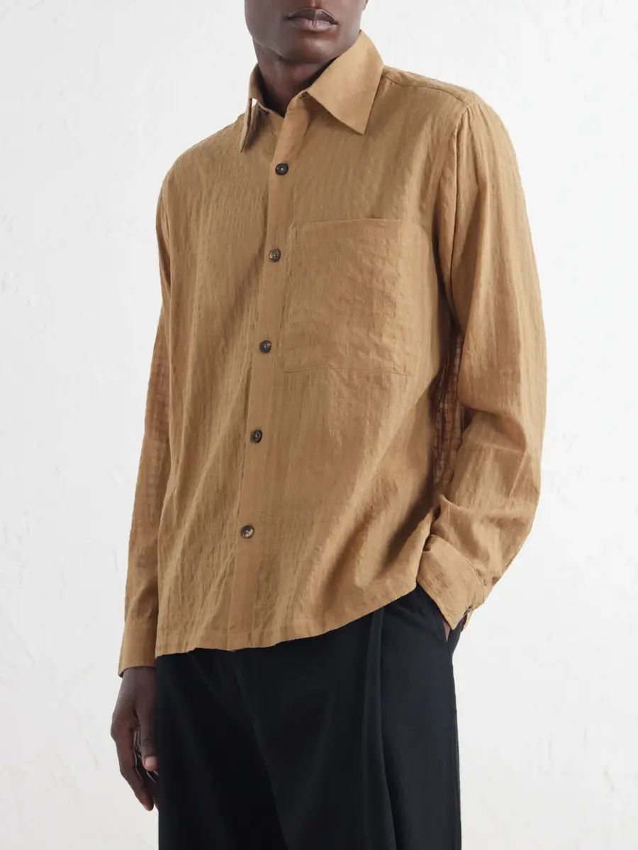 Kartik Research Checked Cotton Shirt - Men | Thumbnail 3 Kartik Research Checked Cotton Shirt - Men | Thumbnail 3