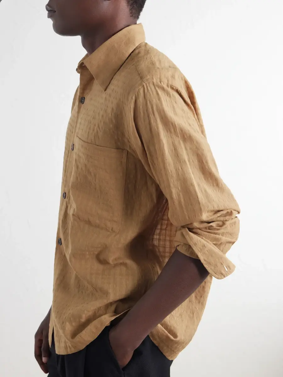 Kartik Research Checked Cotton Shirt - Men | Thumbnail 5 Kartik Research Checked Cotton Shirt - Men | Thumbnail 5