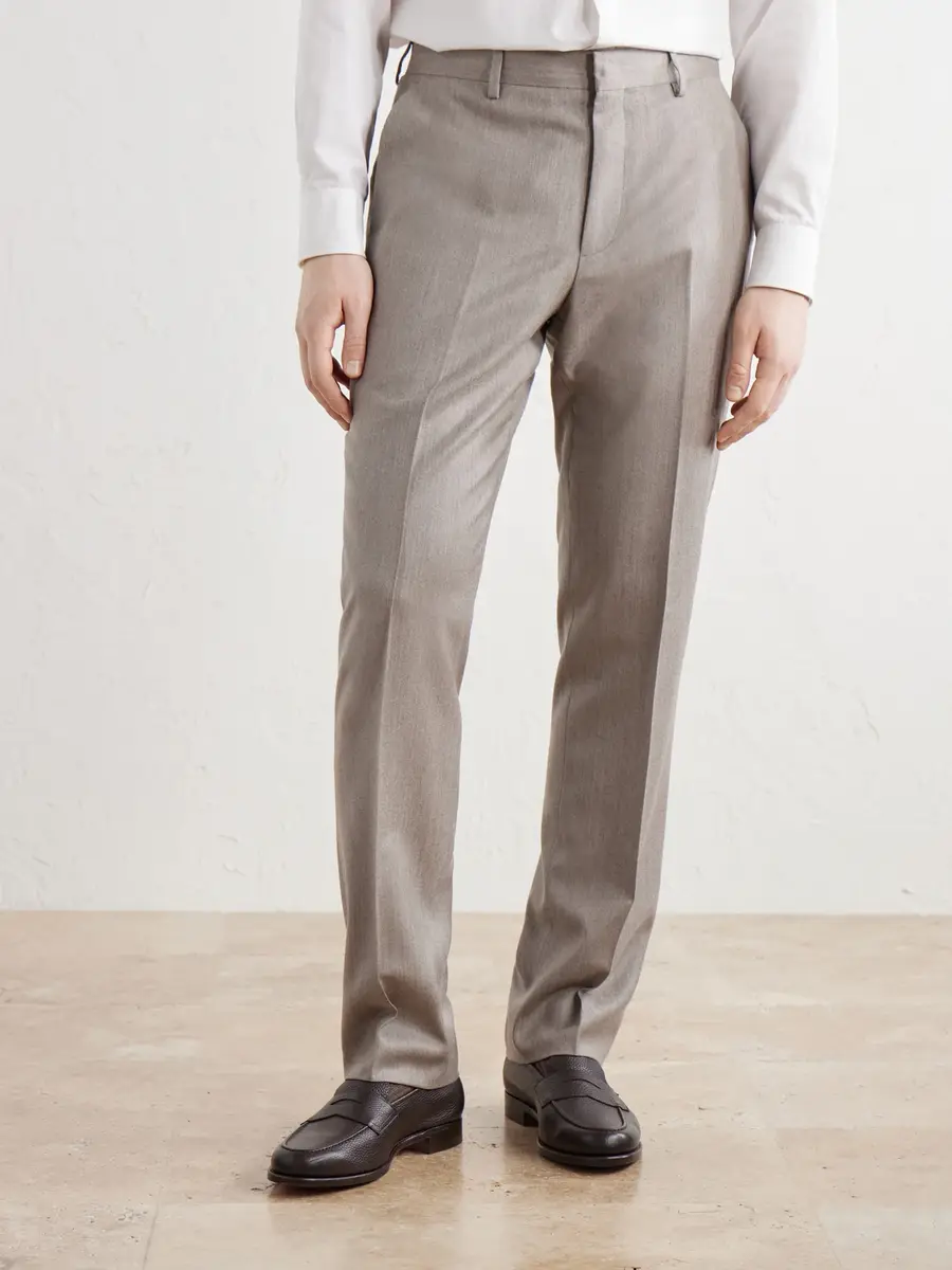 Paul Smith Brierly Straight-Leg Wool and Cashmere-Blend Trousers - Men | Thumbnail 3 Paul Smith Brierly Straight-Leg Wool and Cashmere-Blend Trousers - Men | Thumbnail 3