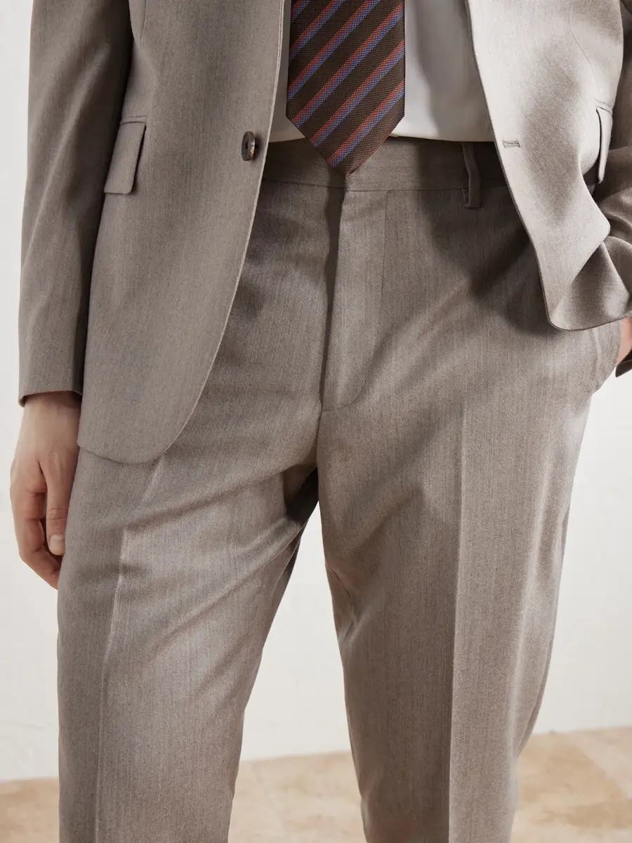 Paul Smith Brierly Straight-Leg Wool and Cashmere-Blend Trousers - Men | Thumbnail 5 Paul Smith Brierly Straight-Leg Wool and Cashmere-Blend Trousers - Men | Thumbnail 5