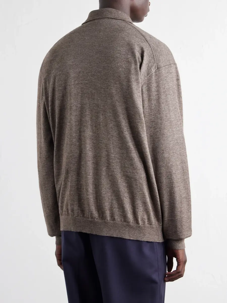 ATON Cotton and Yak Wool-Blend Cardigan - Men | Thumbnail 4 ATON Cotton and Yak Wool-Blend Cardigan - Men | Thumbnail 4