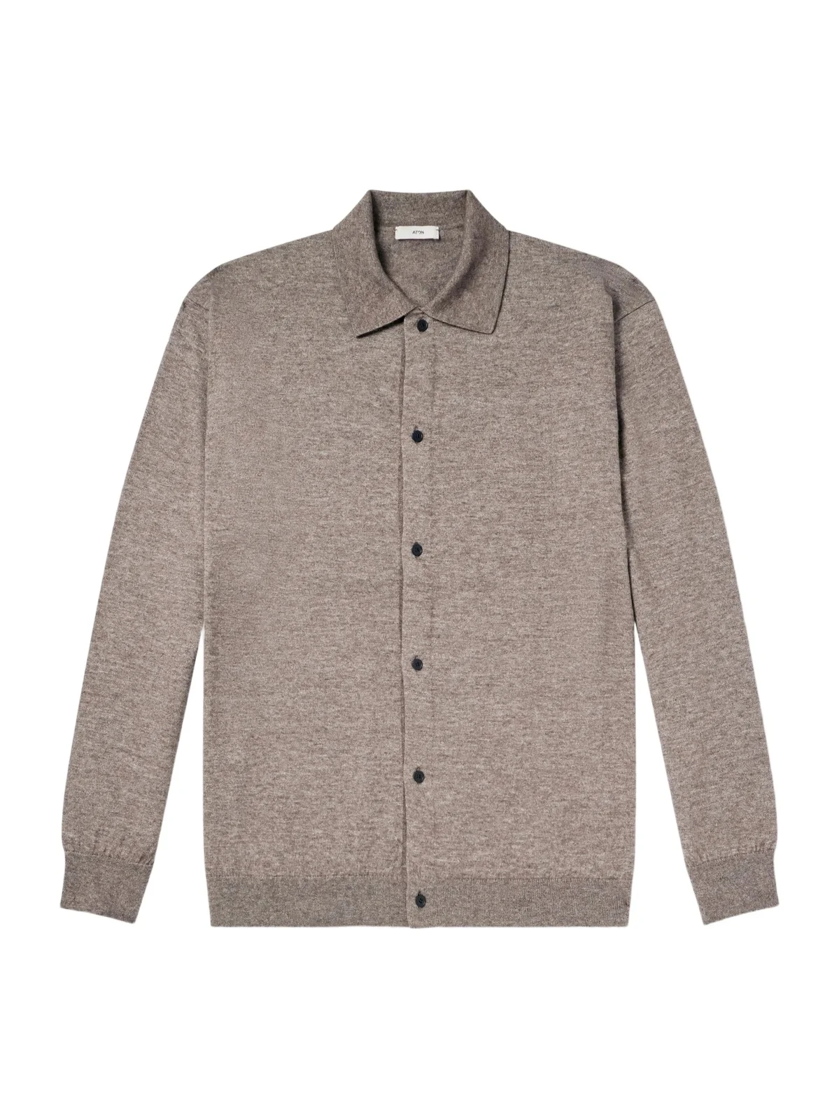 Cotton and Yak Wool-Blend Cardigan - Men Cotton and Yak Wool-Blend Cardigan - Men