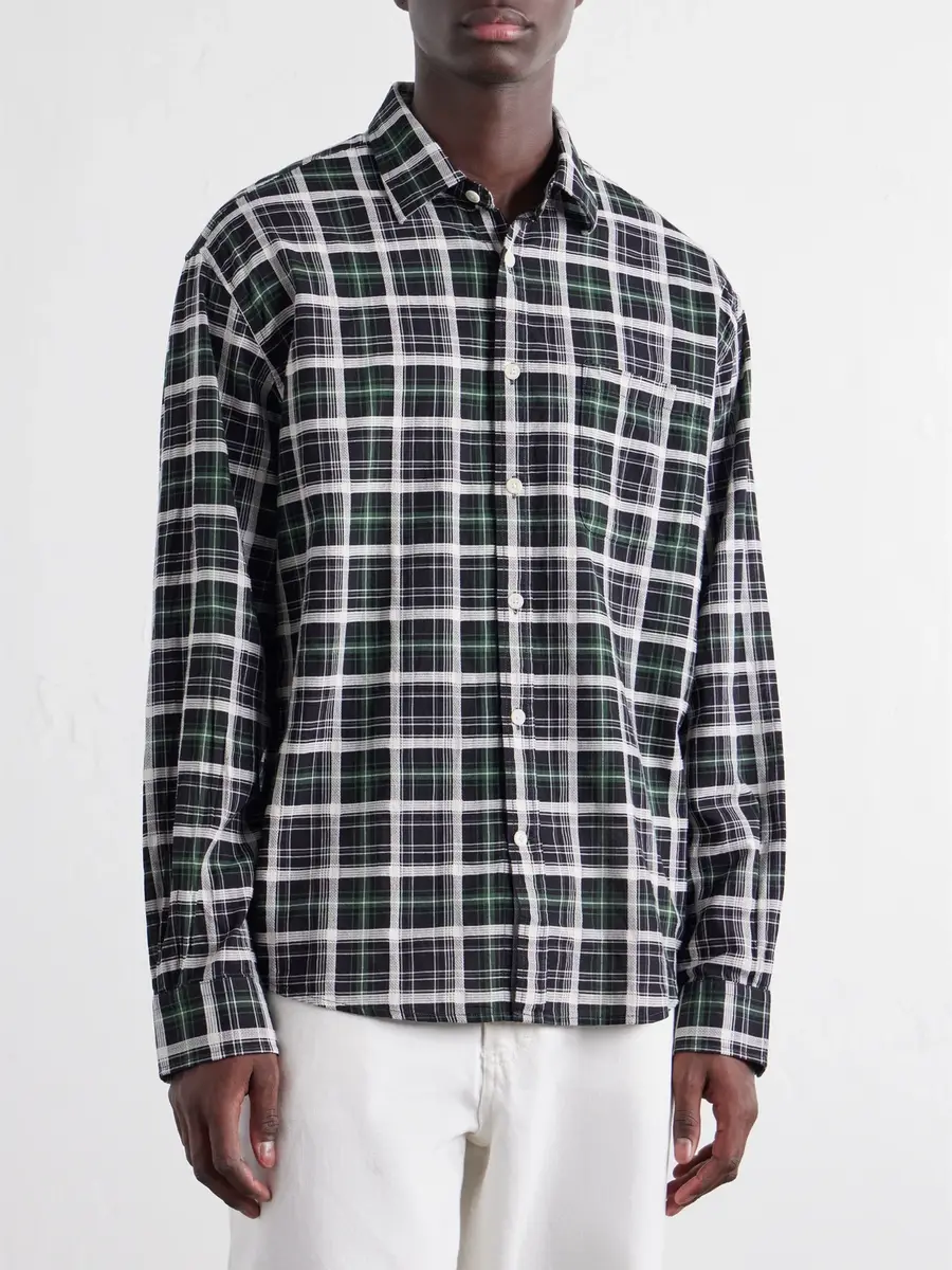 NN07 Deon 50037 Checked Organic Cotton Shirt - Men | Thumbnail 3