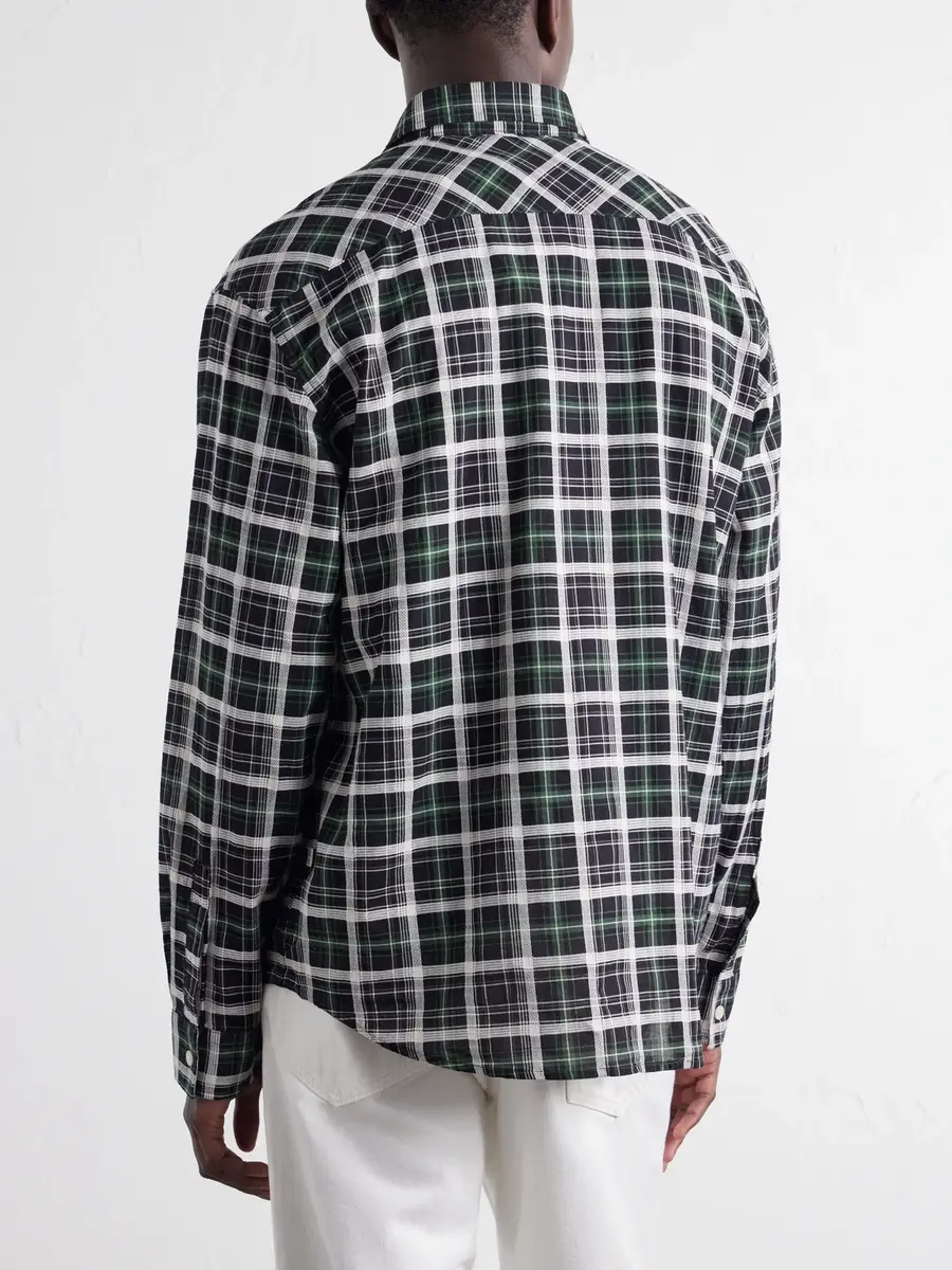 NN07 Deon 50037 Checked Organic Cotton Shirt - Men | Thumbnail 4