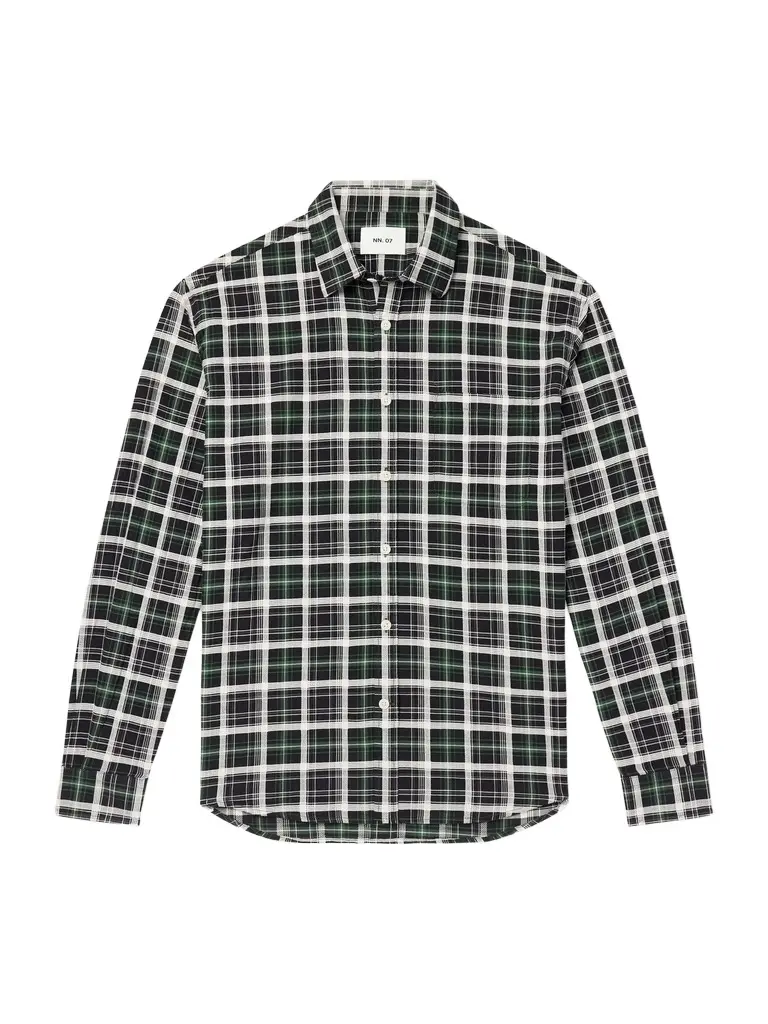 NN07 Deon 50037 Checked Organic Cotton Shirt - Men