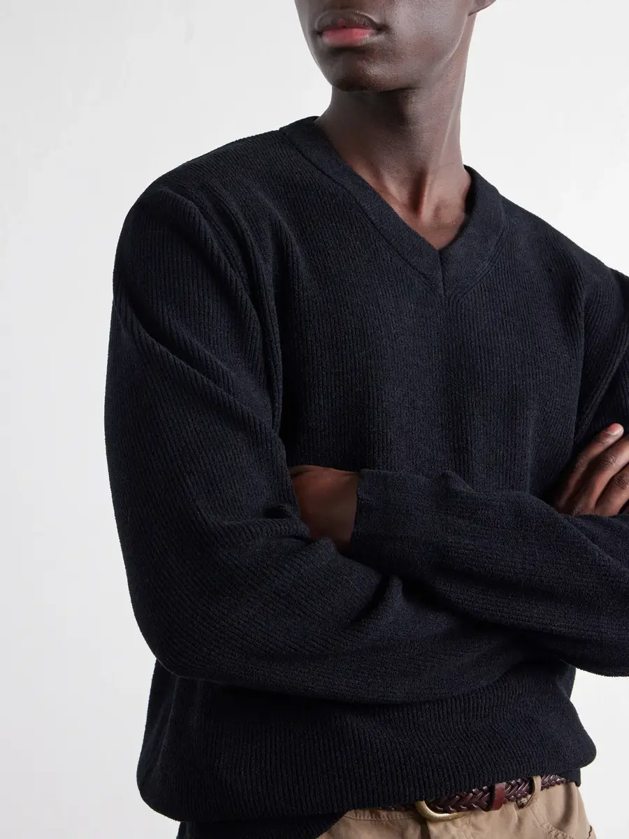 NN07 Danny V-Neck 6429 Chenille Sweater - Men | Thumbnail 5 NN07 Danny V-Neck 6429 Chenille Sweater - Men | Thumbnail 5